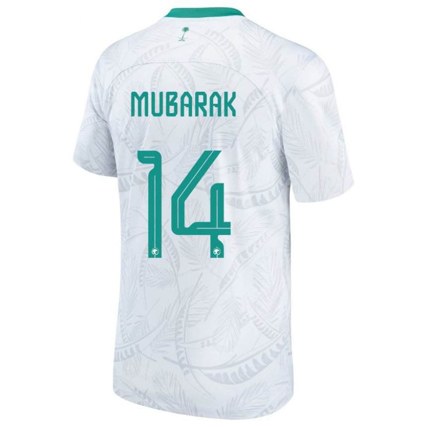 Lapset Saudi-arabian Al Bandari Mubarak #14 Valkoinen Kotipaita 22-24 Lyhythihainen Paita T-paita