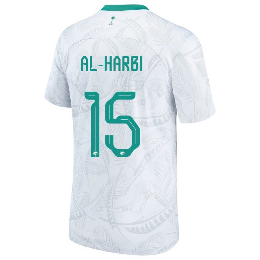Lapset Saudi-arabian Mashael Al Harbi #15 Valkoinen Kotipaita 22-24 Lyhythihainen Paita T-paita