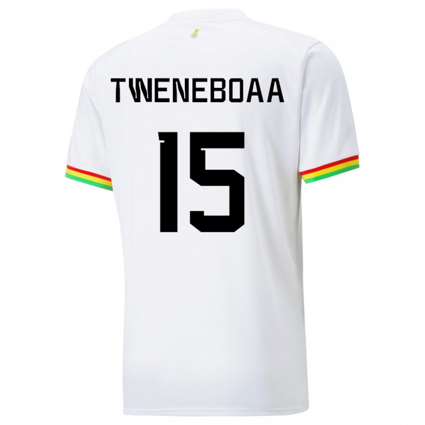Lapset Ghanan Justice Tweneboaa #15 Valkoinen Kotipaita 22-24 Lyhythihainen Paita T-paita