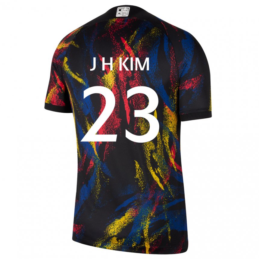 Lapset Etelä-korean Kim Jung Hoon #23 Monivärinen Vieraspaita 22-24 Lyhythihainen Paita T-paita