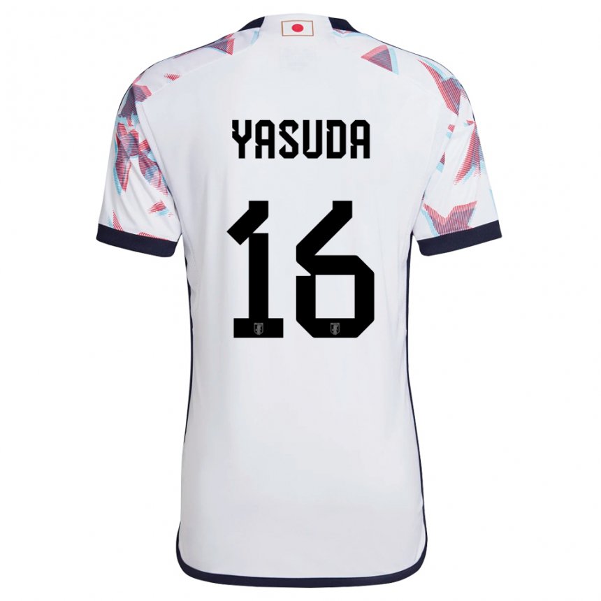 Lapset Japanin Kenshin Yasuda #16 Valkoinen Vieraspaita 22-24 Lyhythihainen Paita T-paita