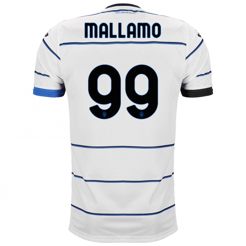 Lapset Alessandro Mallamo #99 Valkoinen Vieraspaita 2023/24 Lyhythihainen Paita T-Paita