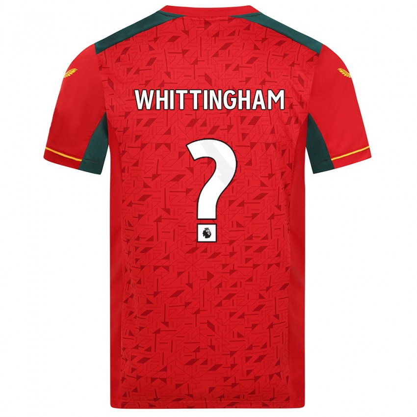 Miesten Matthew Whittingham #0 Punainen Vieraspaita 2023/24 Lyhythihainen Paita T-Paita