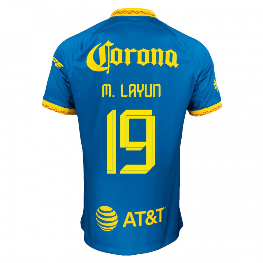 Naisten Miguel Layun #19 Sininen Vieraspaita 2023/24 Lyhythihainen Paita T-Paita