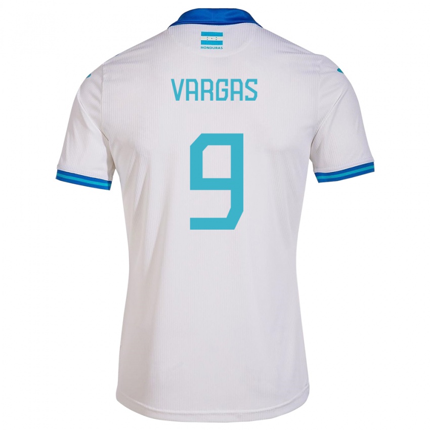 Lapset Honduras Nayrobi Vargas #9 Valkoinen Kotipaita 24-26 Lyhythihainen Paita T-Paita