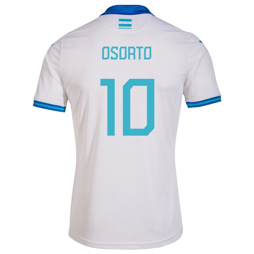 Lapset Honduras Roberto Osorto #10 Valkoinen Kotipaita 24-26 Lyhythihainen Paita T-Paita