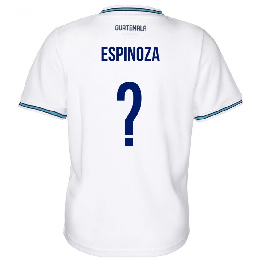Lapset Guatemala José Espinoza #0 Valkoinen Kotipaita 24-26 Lyhythihainen Paita T-Paita