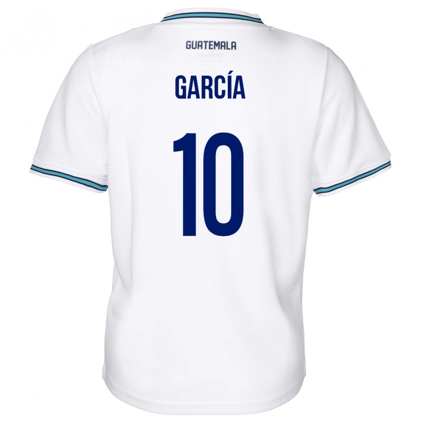 Miesten Guatemala Gabriel García #10 Valkoinen Kotipaita 24-26 Lyhythihainen Paita T-Paita