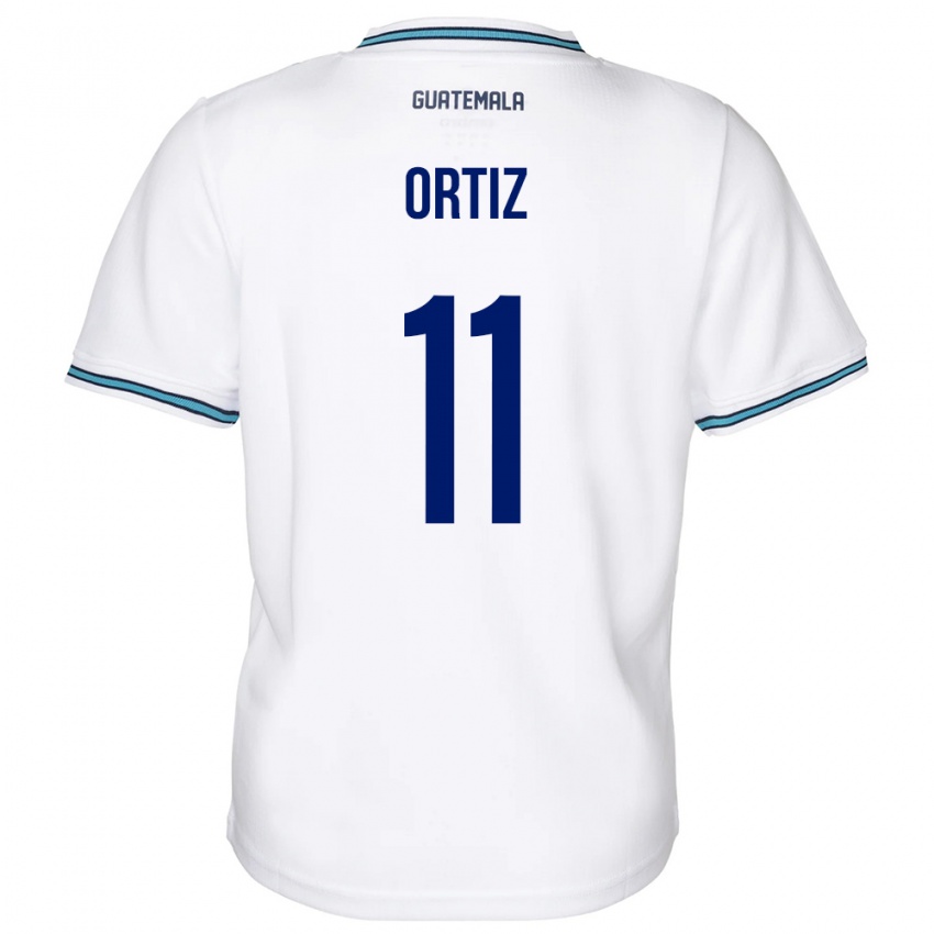 Miesten Guatemala Andersson Ortiz #11 Valkoinen Kotipaita 24-26 Lyhythihainen Paita T-Paita