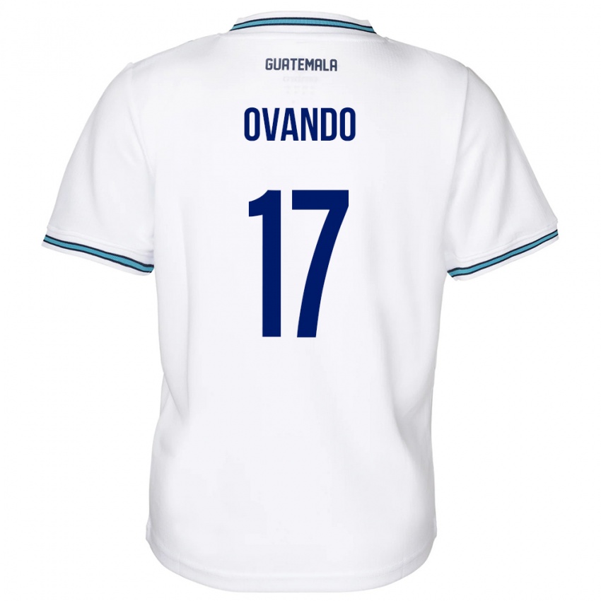 Miesten Guatemala Sandra Ovando #17 Valkoinen Kotipaita 24-26 Lyhythihainen Paita T-Paita