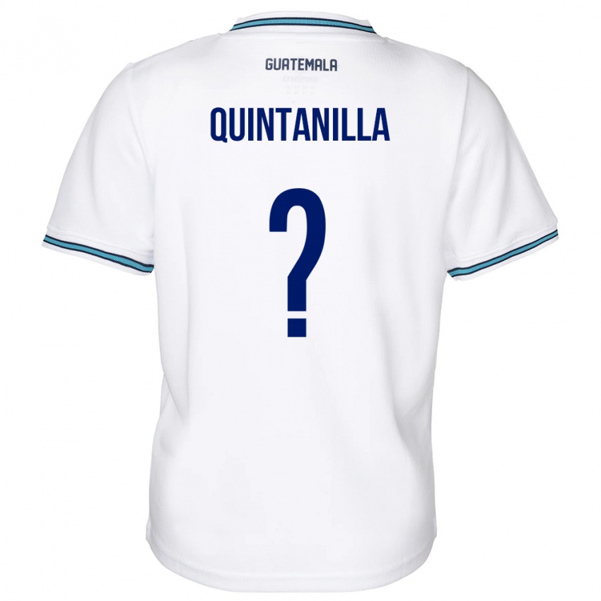 Miesten Guatemala Anayelli Quintanilla #0 Valkoinen Kotipaita 24-26 Lyhythihainen Paita T-Paita