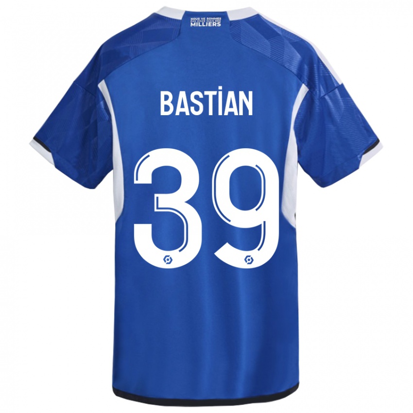 Lapset Maxime Bastian #39 Sininen Kotipaita 2023/24 Lyhythihainen Paita T-Paita