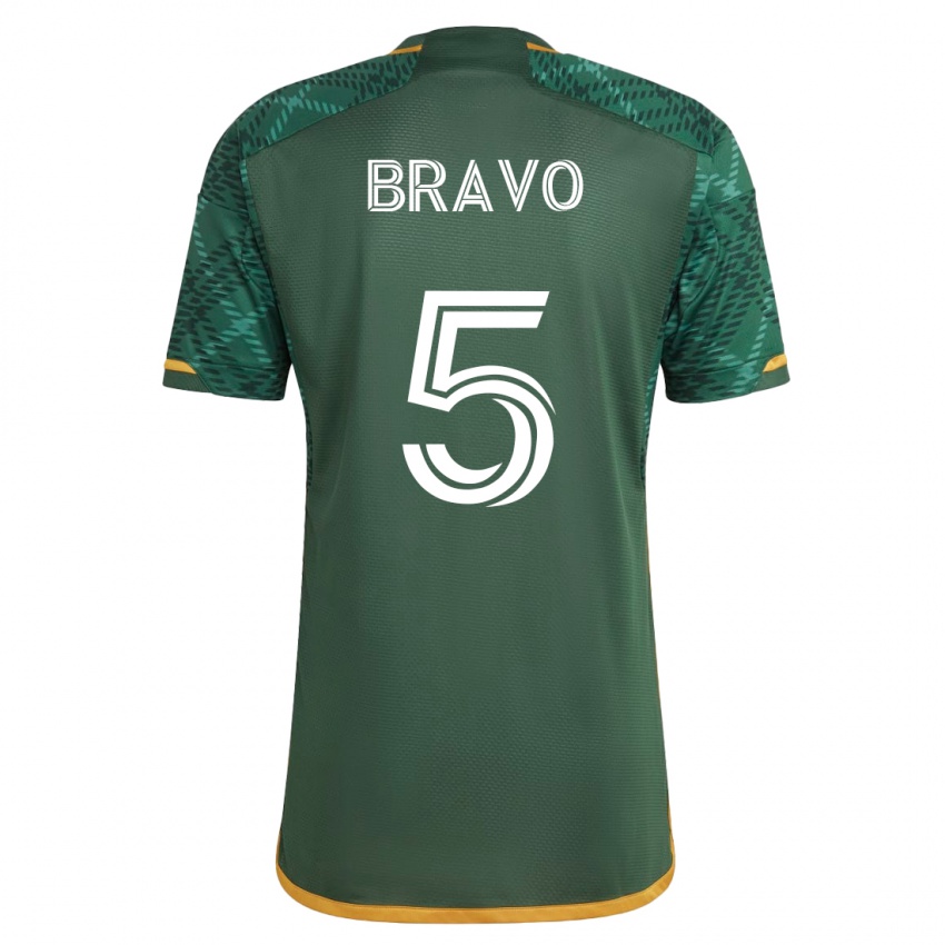 Lapset Claudio Bravo #5 Vihreä Kotipaita 2023/24 Lyhythihainen Paita T-Paita