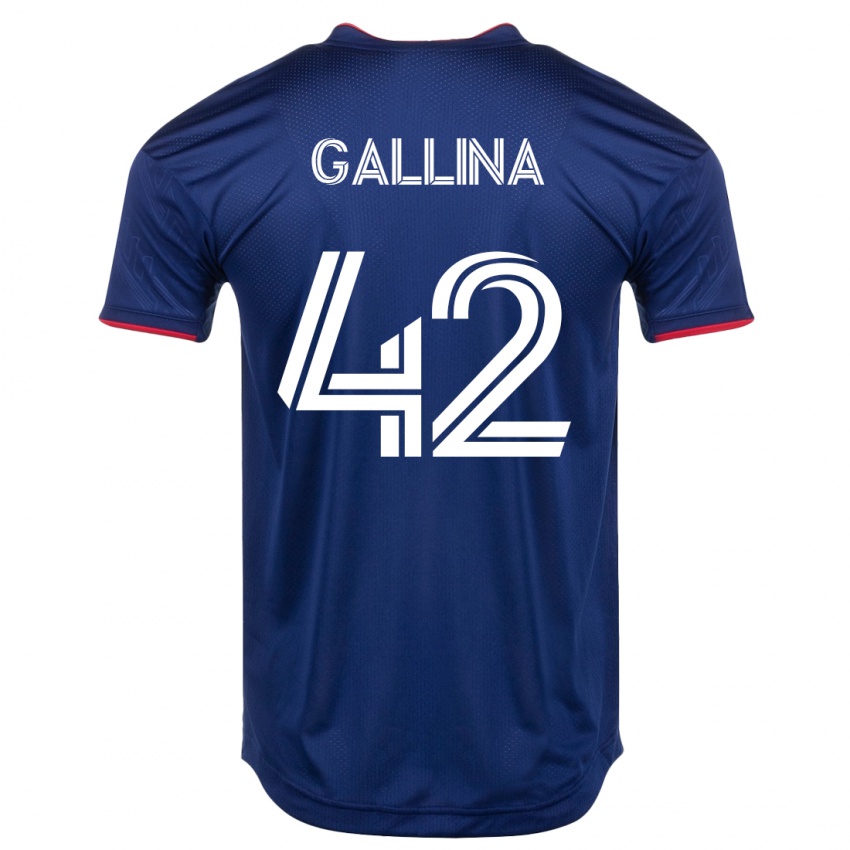 Lapset Henrique Gallina #42 Laivasto Kotipaita 2023/24 Lyhythihainen Paita T-Paita