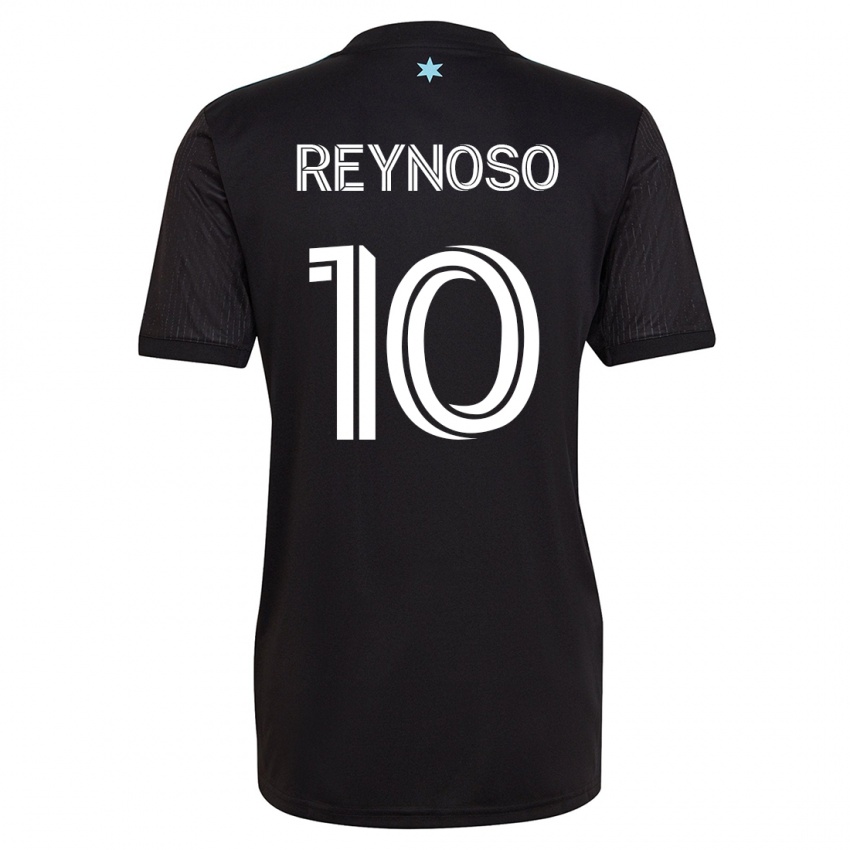 Lapset Emanuel Reynoso #10 Musta Kotipaita 2023/24 Lyhythihainen Paita T-Paita