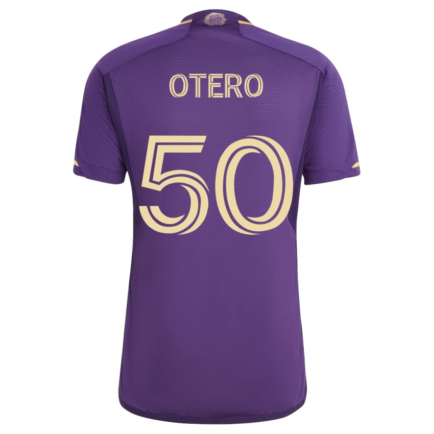 Lapset Javier Otero #50 Violetti Kotipaita 2023/24 Lyhythihainen Paita T-Paita