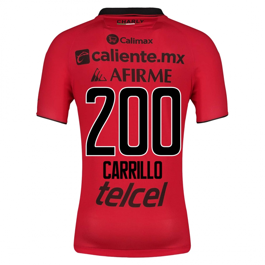 Lapset Manuel Carrillo #200 Punainen Kotipaita 2023/24 Lyhythihainen Paita T-Paita