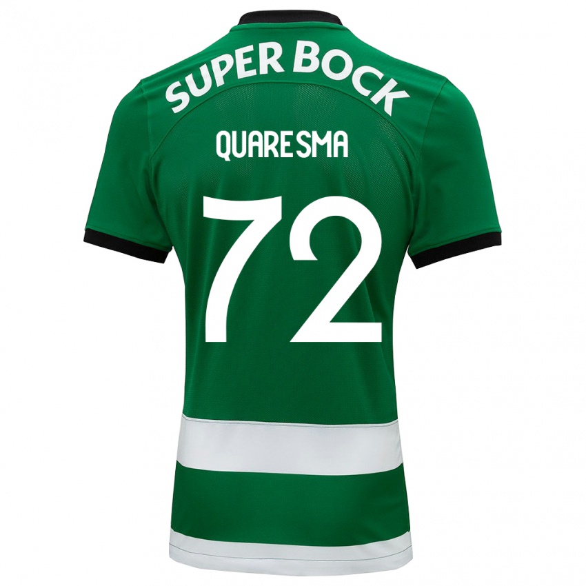 Lapset Eduardo Quaresma #72 Vihreä Kotipaita 2023/24 Lyhythihainen Paita T-Paita