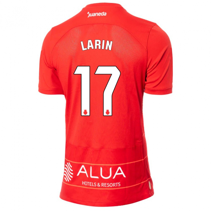 Lapset Cyle Larin #17 Punainen Kotipaita 2023/24 Lyhythihainen Paita T-Paita