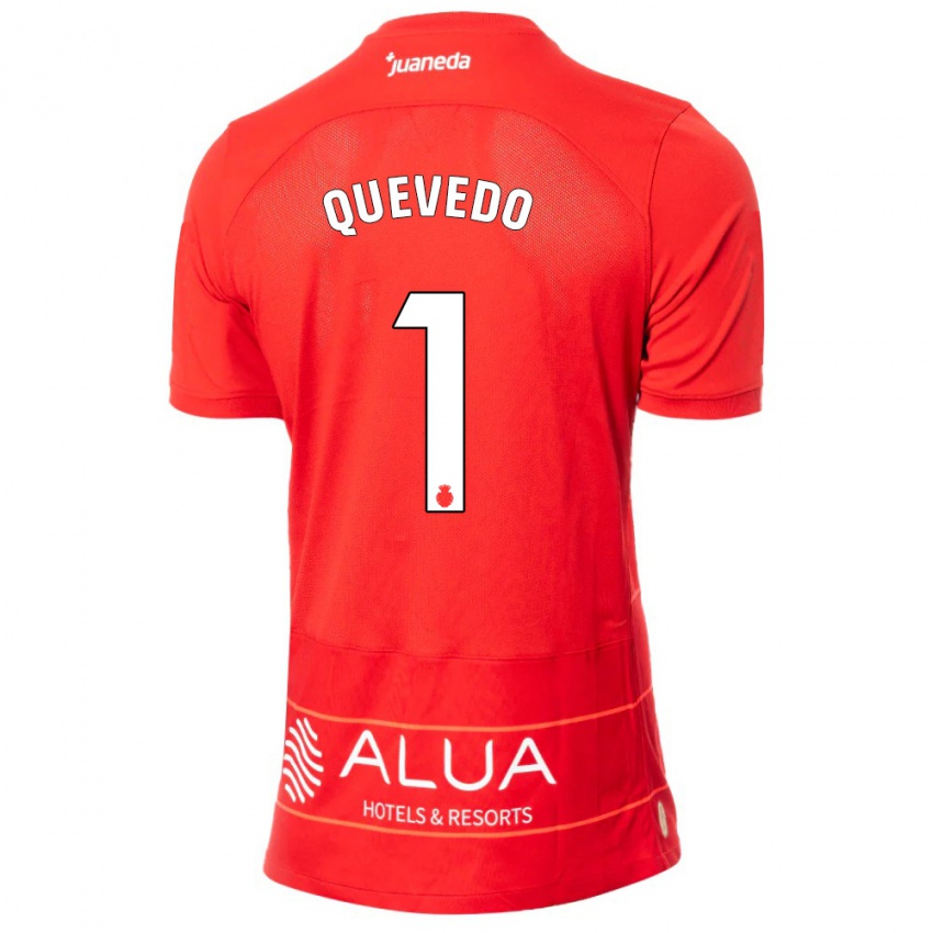 Lapset Alex Quevedo #1 Punainen Kotipaita 2023/24 Lyhythihainen Paita T-Paita