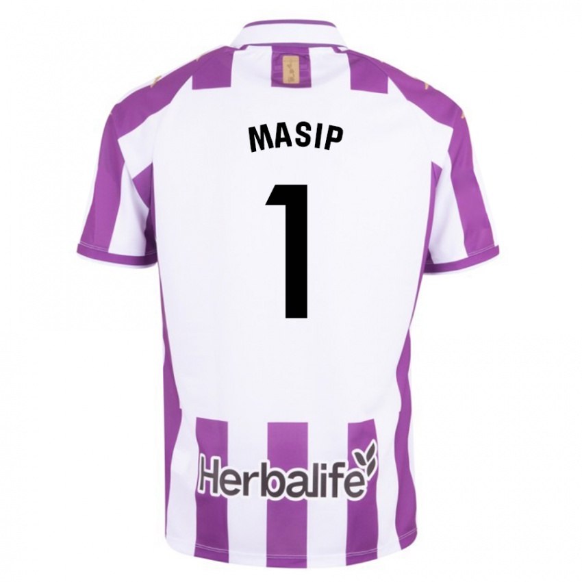 Lapset Jordi Masip #1 Purppura Kotipaita 2023/24 Lyhythihainen Paita T-Paita