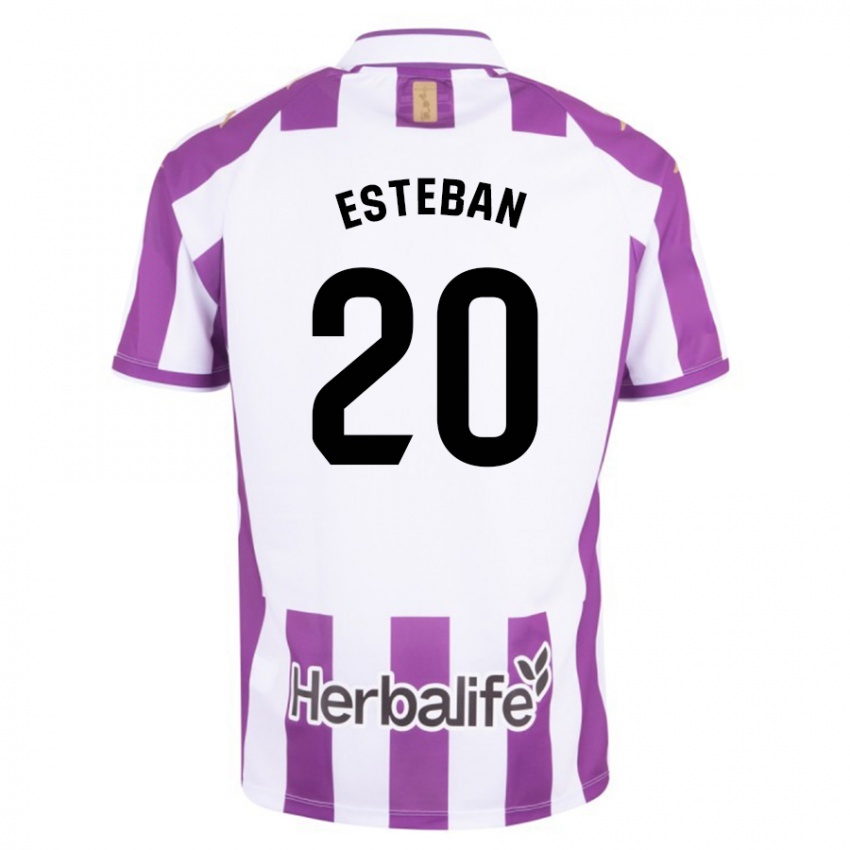 Lapset Sergio Esteban #20 Purppura Kotipaita 2023/24 Lyhythihainen Paita T-Paita