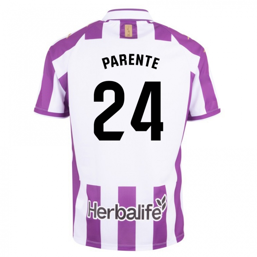 Lapset Iago Parente #24 Purppura Kotipaita 2023/24 Lyhythihainen Paita T-Paita