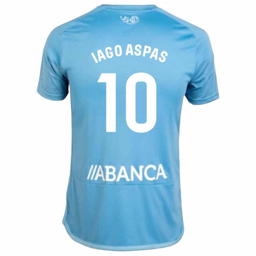 Lapset Iago Aspas #10 Sininen Kotipaita 2023/24 Lyhythihainen Paita T-Paita