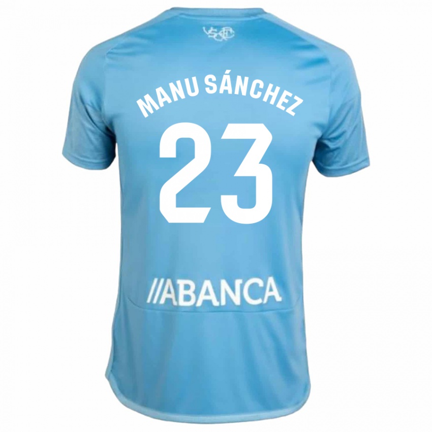 Lapset Manu Sanchez #23 Sininen Kotipaita 2023/24 Lyhythihainen Paita T-Paita