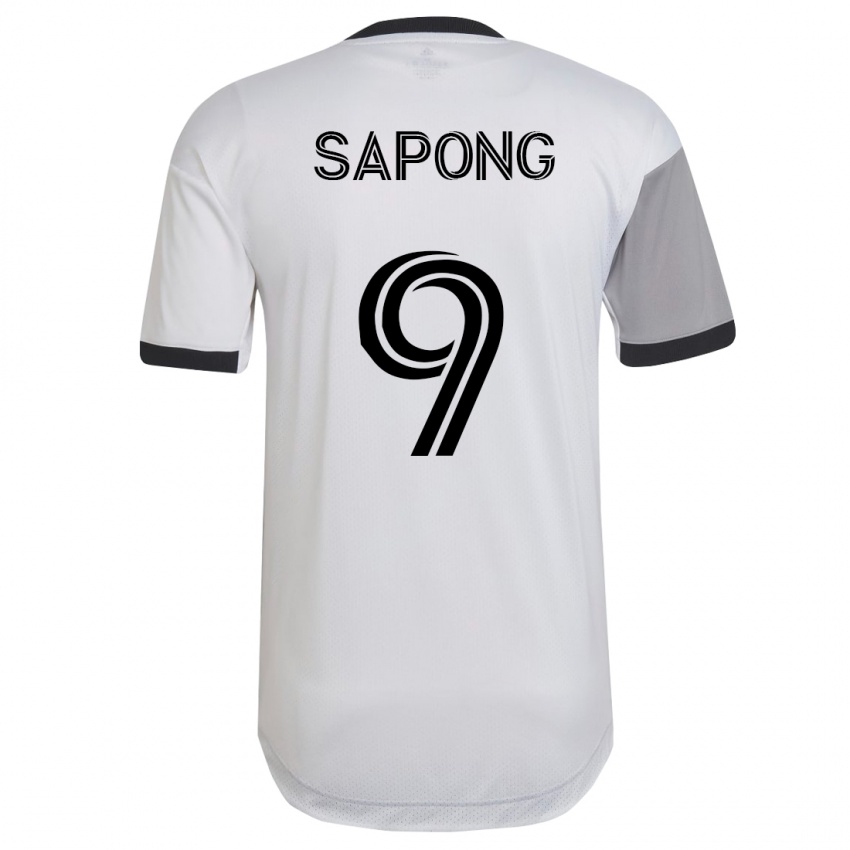 Lapset C.j. Sapong #9 Valkoinen Vieraspaita 2023/24 Lyhythihainen Paita T-Paita