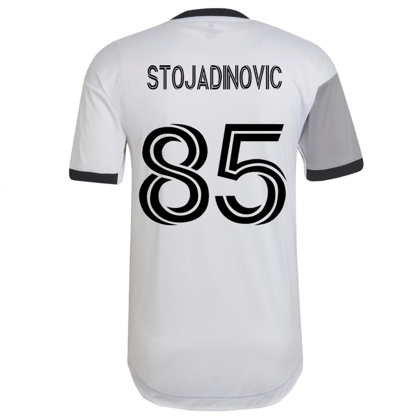 Lapset Marko Stojadinovic #85 Valkoinen Vieraspaita 2023/24 Lyhythihainen Paita T-Paita