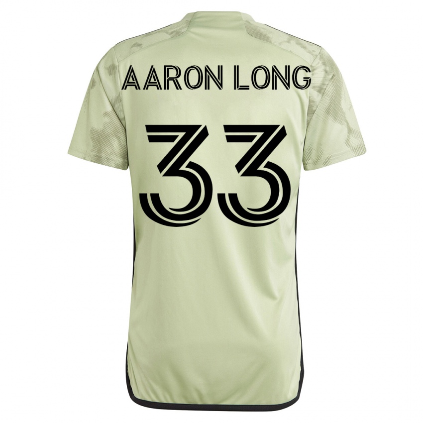 Lapset Aaron Long #33 Vihreä Vieraspaita 2023/24 Lyhythihainen Paita T-Paita