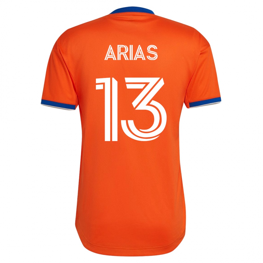 Lapset Santiago Arias #13 Valkoinen Vieraspaita 2023/24 Lyhythihainen Paita T-Paita