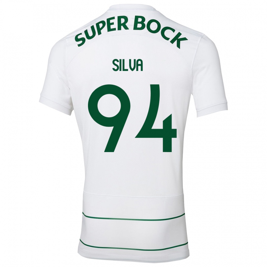 Lapset Pedro Silva #94 Valkoinen Vieraspaita 2023/24 Lyhythihainen Paita T-Paita