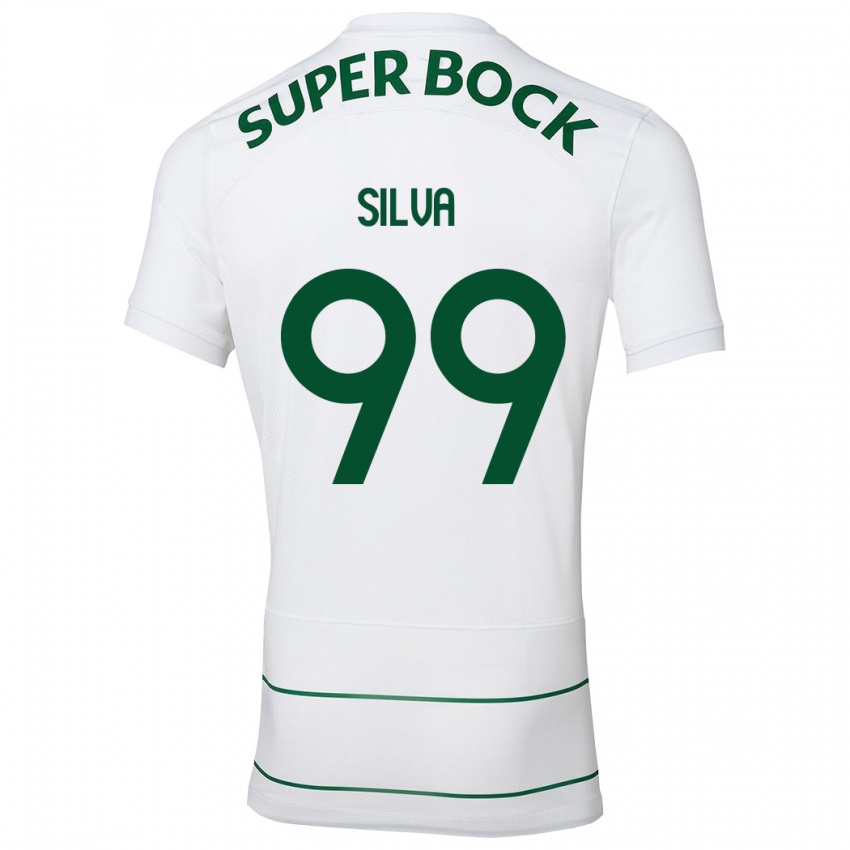 Lapset Francisco Silva #99 Valkoinen Vieraspaita 2023/24 Lyhythihainen Paita T-Paita