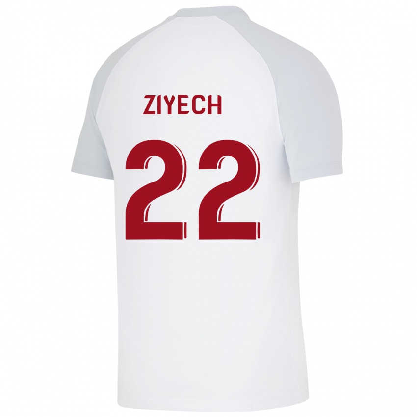 Lapset Hakim Ziyech #22 Valkoinen Vieraspaita 2023/24 Lyhythihainen Paita T-Paita