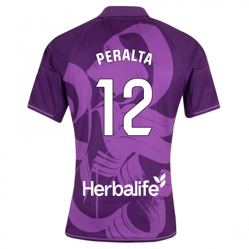 Lapset Fernando Peralta #12 Violetti Vieraspaita 2023/24 Lyhythihainen Paita T-Paita