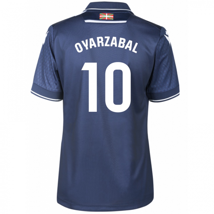 Lapset Mikel Oyarzabal #10 Laivasto Vieraspaita 2023/24 Lyhythihainen Paita T-Paita