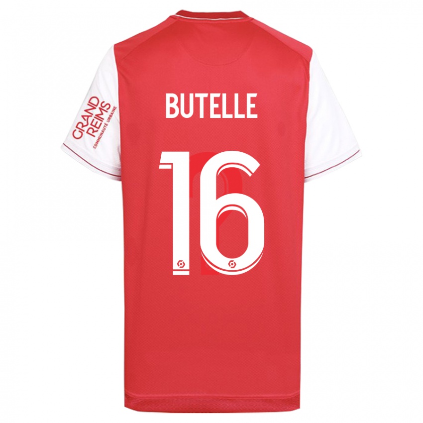 Miesten Ludovic Butelle #16 Punainen Kotipaita 2023/24 Lyhythihainen Paita T-Paita