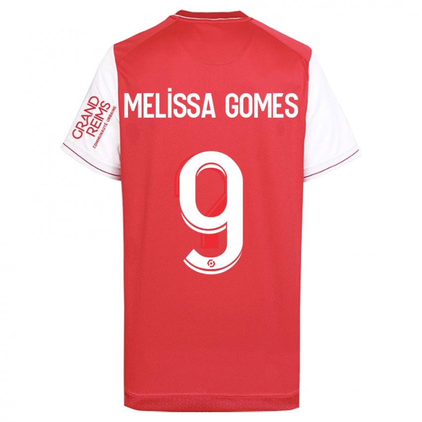 Miesten Melissa Ferreira Gomes #9 Punainen Kotipaita 2023/24 Lyhythihainen Paita T-Paita