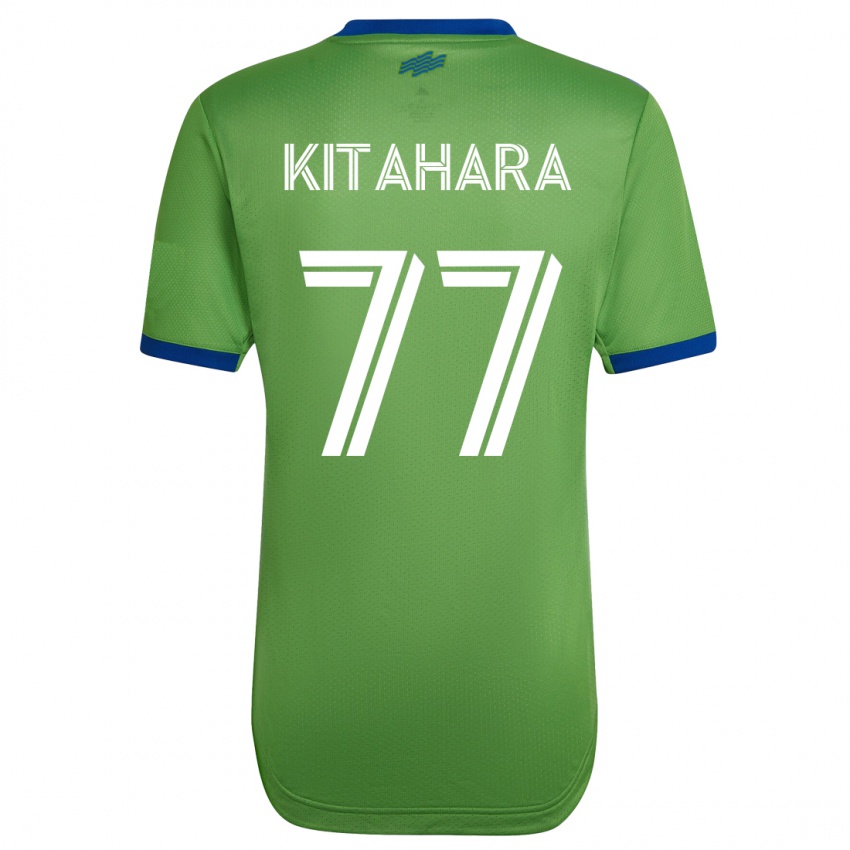 Miesten Sota Kitahara #77 Vihreä Kotipaita 2023/24 Lyhythihainen Paita T-Paita