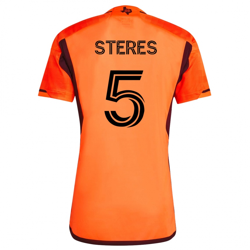 Miesten Daniel Steres #5 Oranssi Kotipaita 2023/24 Lyhythihainen Paita T-Paita