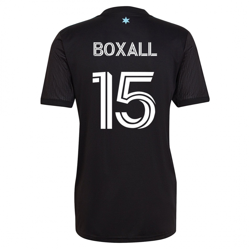 Miesten Michael Boxall #15 Musta Kotipaita 2023/24 Lyhythihainen Paita T-Paita