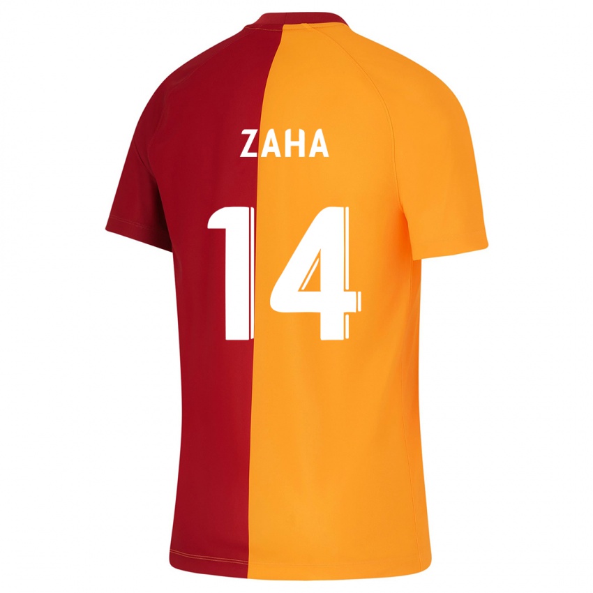 Miesten Wilfried Zaha #14 Oranssi Kotipaita 2023/24 Lyhythihainen Paita T-Paita