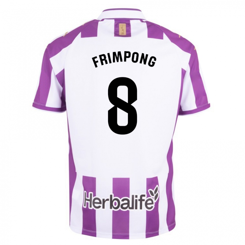 Miesten Eugene Frimpong #8 Purppura Kotipaita 2023/24 Lyhythihainen Paita T-Paita