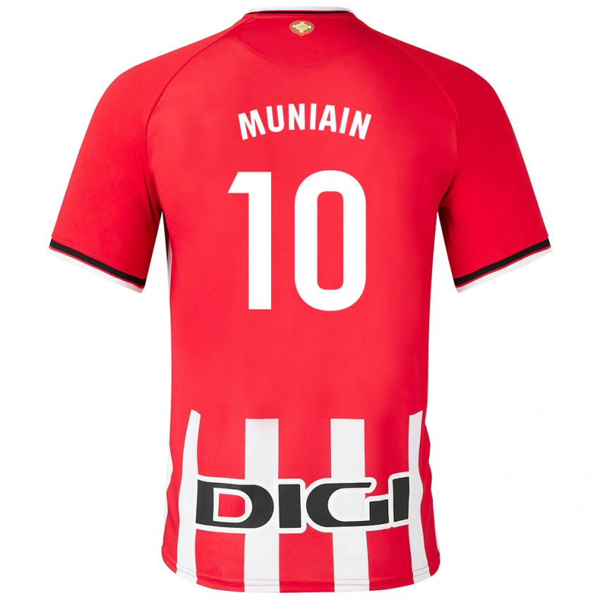 Miesten Iker Muniain #10 Punainen Kotipaita 2023/24 Lyhythihainen Paita T-Paita