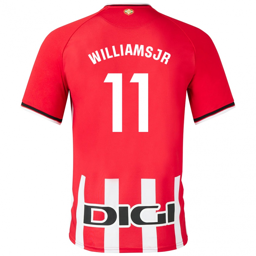 Miesten Nico Williams #11 Punainen Kotipaita 2023/24 Lyhythihainen Paita T-Paita