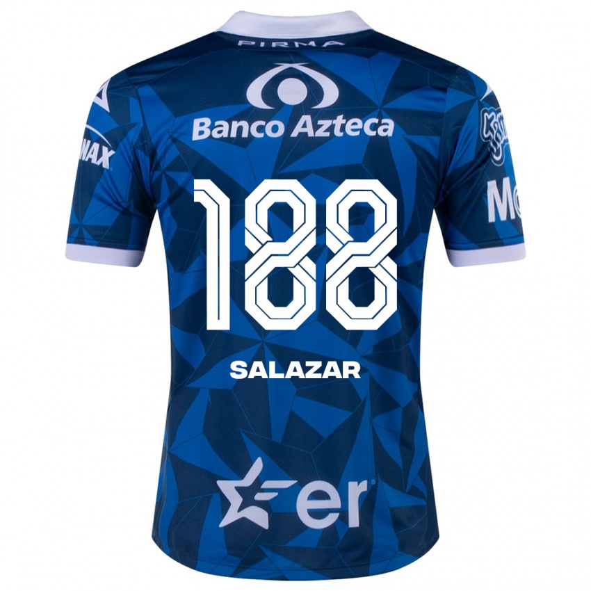 Miesten Ronaldo Salazar #188 Sininen Vieraspaita 2023/24 Lyhythihainen Paita T-Paita