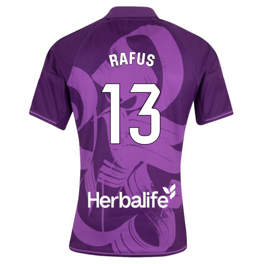 Miesten Arnau Rafus #13 Violetti Vieraspaita 2023/24 Lyhythihainen Paita T-Paita