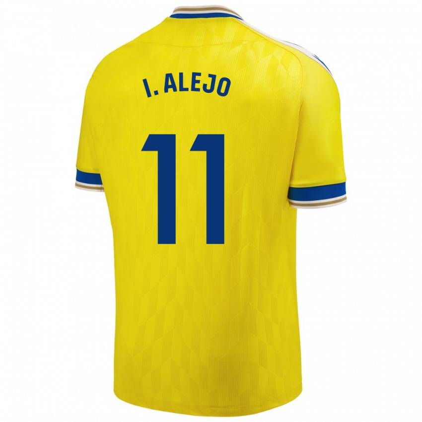 Lapset Iván Alejo #11 Keltainen Kotipaita 2023/24 Lyhythihainen Paita T-Paita